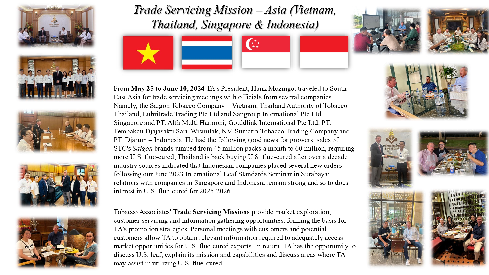 Trade Servicing Mission